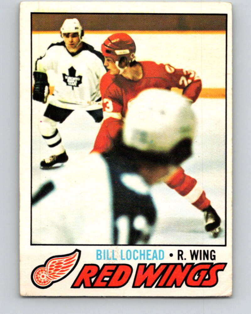 1977-78 O-Pee-Chee #212 Bill Lochead  Detroit Red Wings  V14432