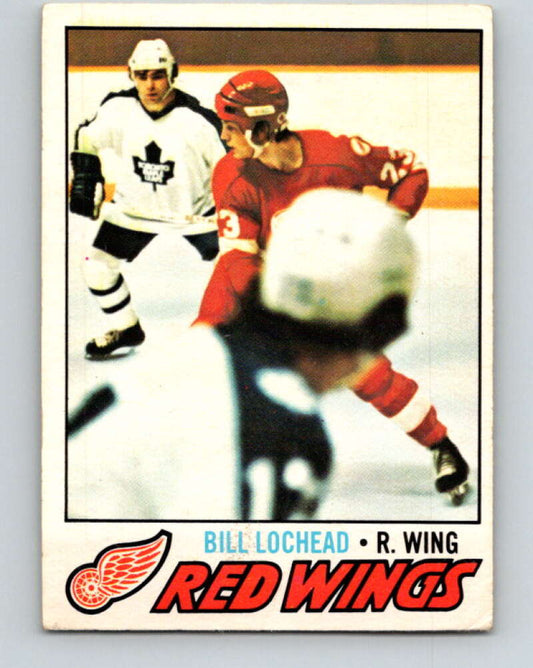 1977-78 O-Pee-Chee #212 Bill Lochead  Detroit Red Wings  V14432