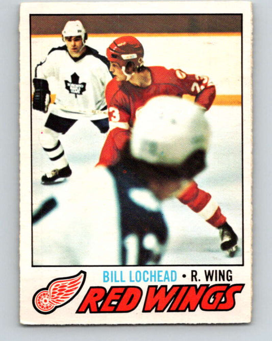 1977-78 O-Pee-Chee #212 Bill Lochead  Detroit Red Wings  V14434