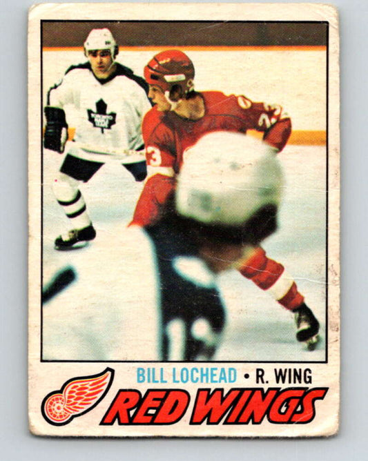 1977-78 O-Pee-Chee #212 Bill Lochead  Detroit Red Wings  V14435