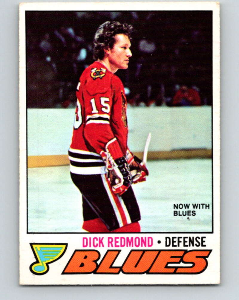 1977-78 O-Pee-Chee #213 Dick Redmond  St. Louis Blues  V14437