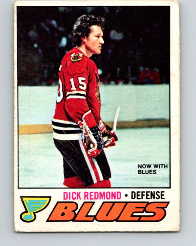 1977-78 O-Pee-Chee #213 Dick Redmond  St. Louis Blues  V14439