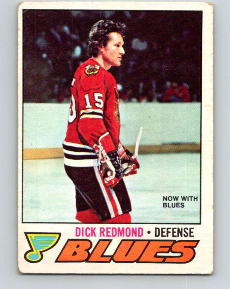 1977-78 O-Pee-Chee #213 Dick Redmond  St. Louis Blues  V14440