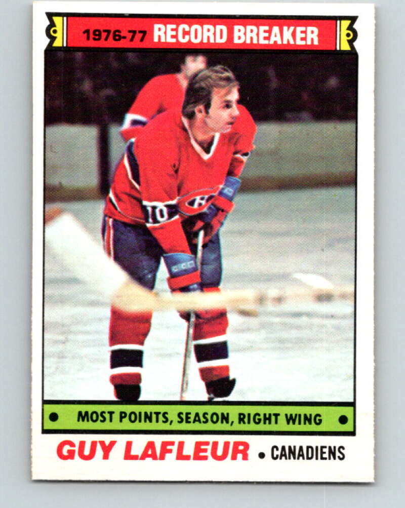 1977-78 O-Pee-Chee #214 Guy Lafleur RB  Montreal Canadiens  V14441