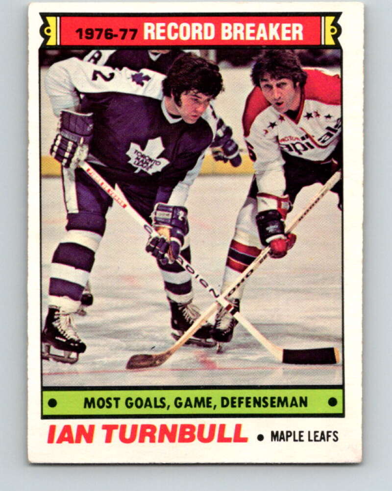 1977-78 O-Pee-Chee #215 Ian Turnbull RB  Toronto Maple Leafs  V14451