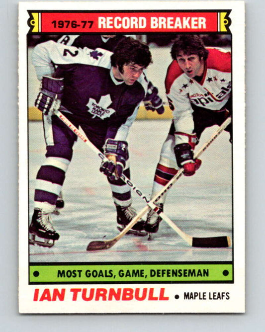 1977-78 O-Pee-Chee #215 Ian Turnbull RB  Toronto Maple Leafs  V14452