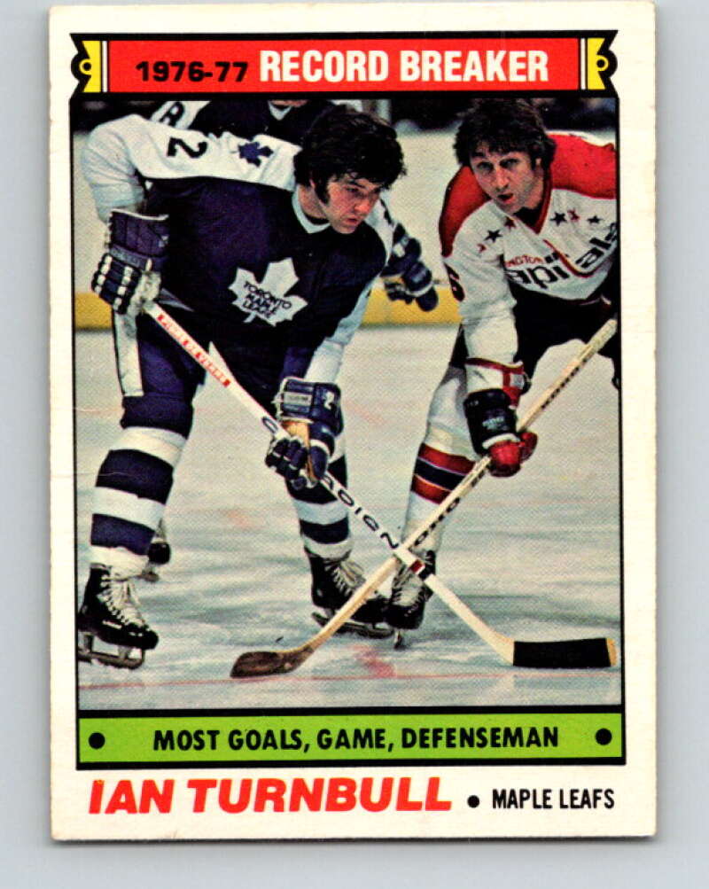 1977-78 O-Pee-Chee #215 Ian Turnbull RB  Toronto Maple Leafs  V14453