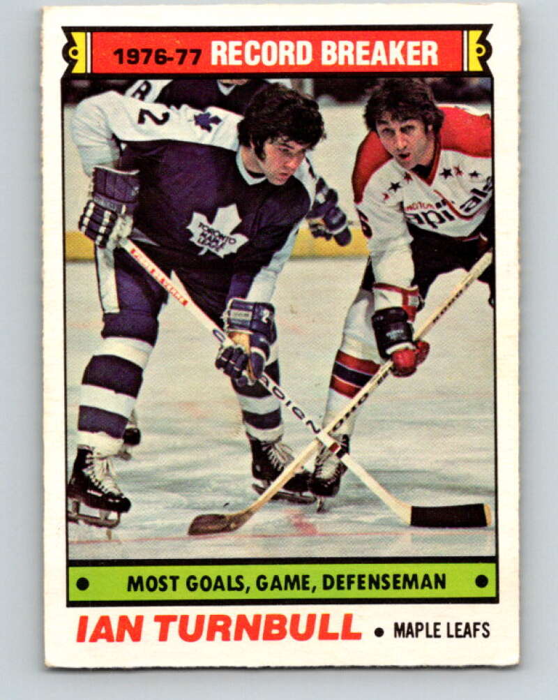 1977-78 O-Pee-Chee #215 Ian Turnbull RB  Toronto Maple Leafs  V14456