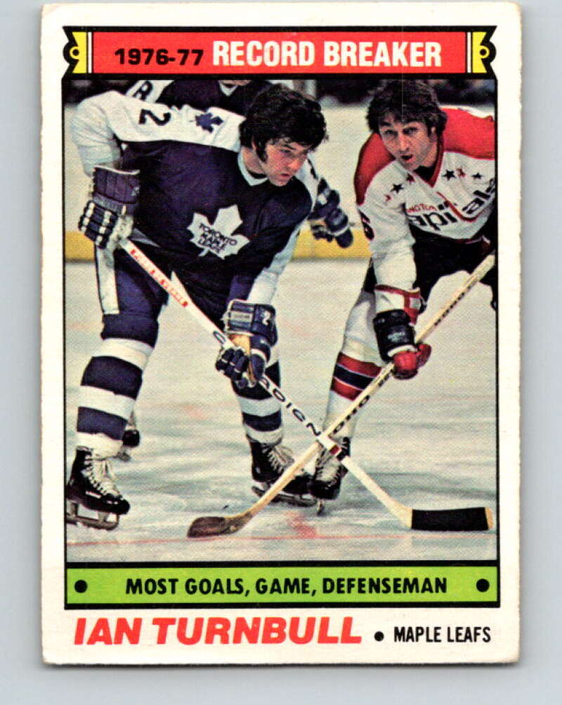 1977-78 O-Pee-Chee #215 Ian Turnbull RB  Toronto Maple Leafs  V14457