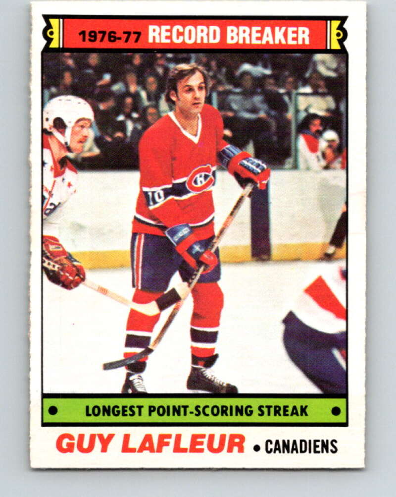 1977-78 O-Pee-Chee #216 Guy Lafleur RB  Montreal Canadiens  V14461