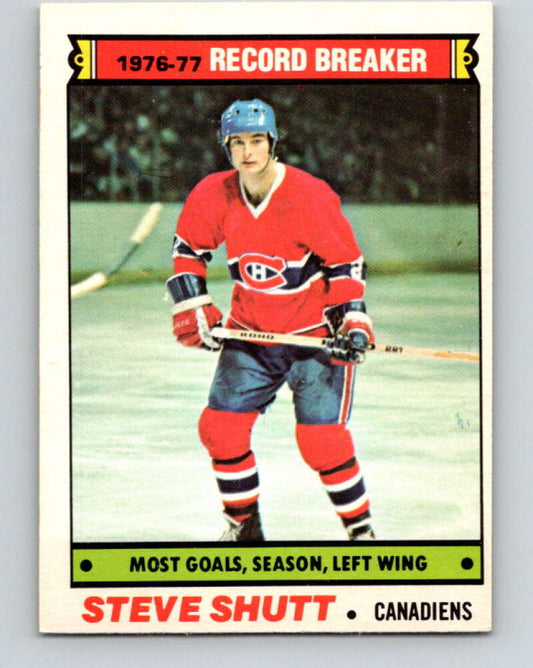 1977-78 O-Pee-Chee #217 Steve Shutt RB  Montreal Canadiens  V14470