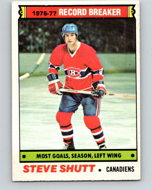 1977-78 O-Pee-Chee #217 Steve Shutt RB  Montreal Canadiens  V14471