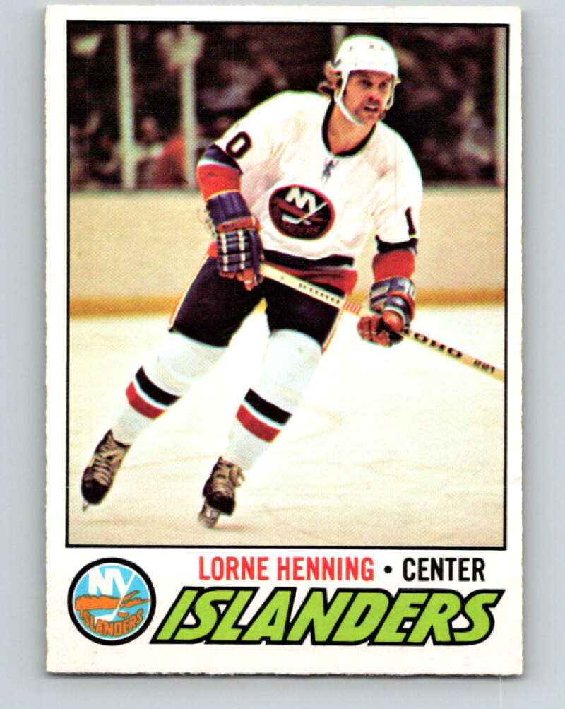 1977-78 O-Pee-Chee #219 Lorne Henning  New York Islanders  V14481