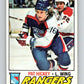 1977-78 O-Pee-Chee #221 Pat Hickey  New York Rangers  V14497