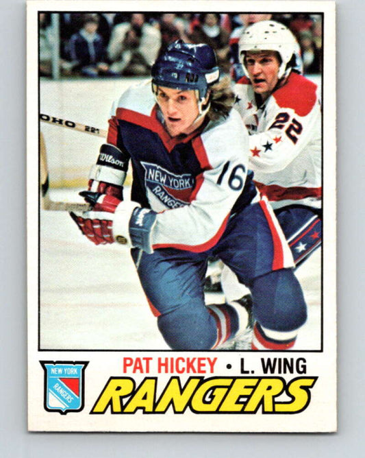 1977-78 O-Pee-Chee #221 Pat Hickey  New York Rangers  V14497