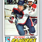 1977-78 O-Pee-Chee #221 Pat Hickey  New York Rangers  V14499