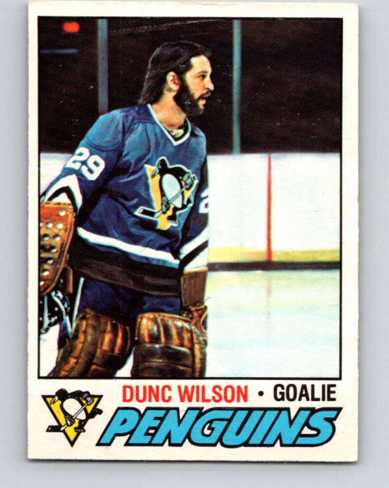 1977-78 O-Pee-Chee #224 Dunc Wilson  Pittsburgh Penguins  V14524