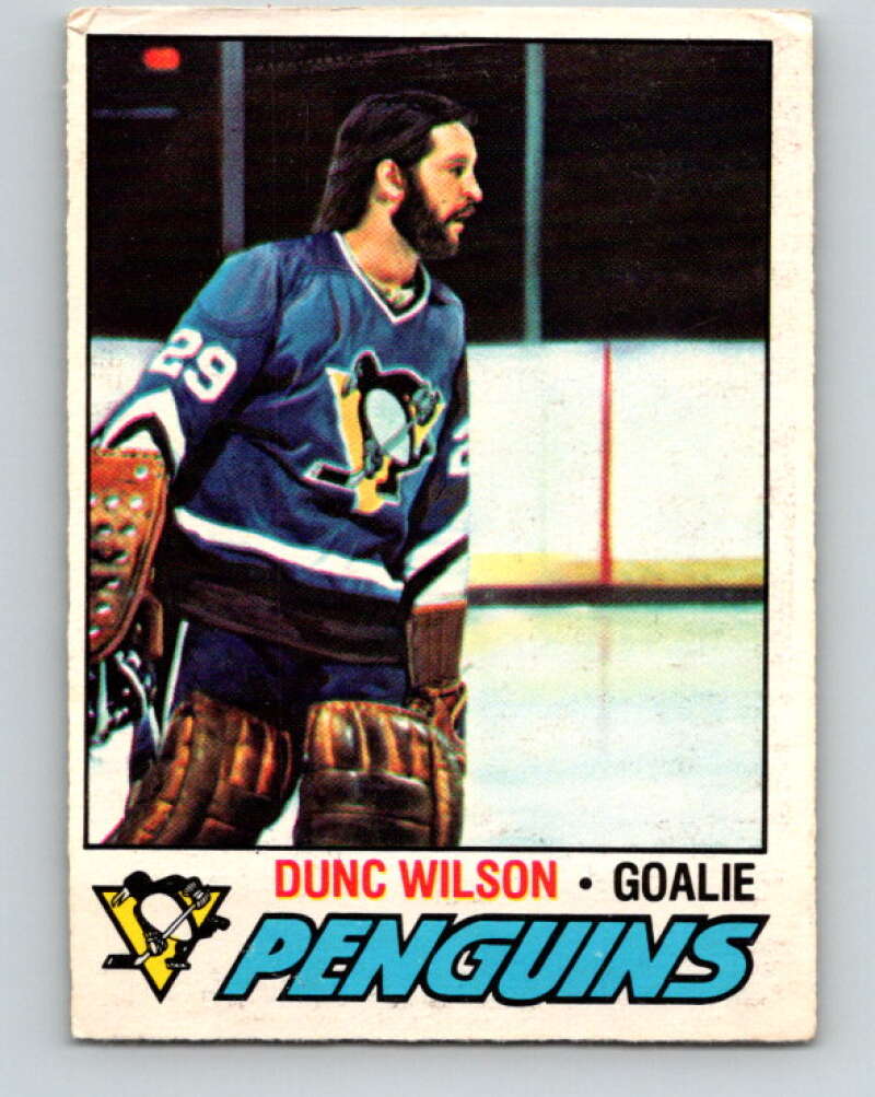 1977-78 O-Pee-Chee #224 Dunc Wilson  Pittsburgh Penguins  V14526