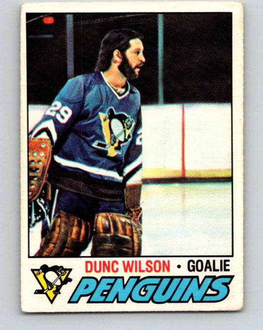 1977-78 O-Pee-Chee #224 Dunc Wilson  Pittsburgh Penguins  V14527