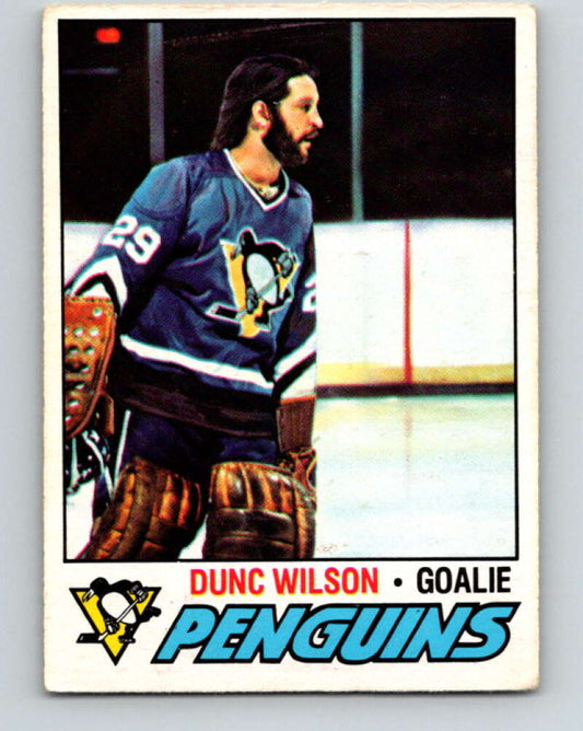 1977-78 O-Pee-Chee #224 Dunc Wilson  Pittsburgh Penguins  V14528