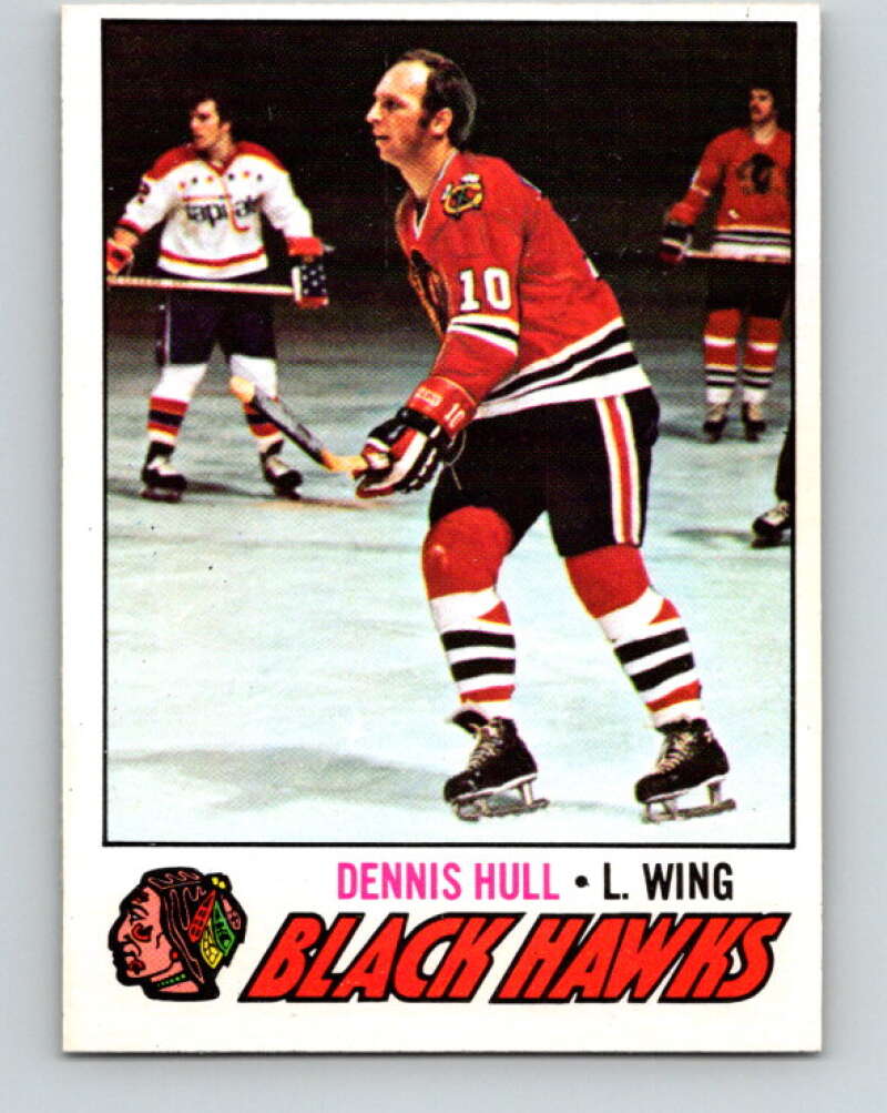 1977-78 O-Pee-Chee #225 Dennis Hull  Chicago Blackhawks  V14531