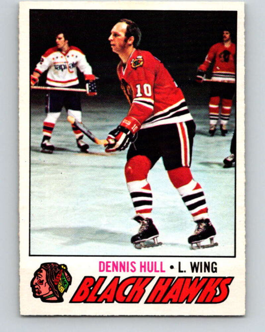 1977-78 O-Pee-Chee #225 Dennis Hull  Chicago Blackhawks  V14532