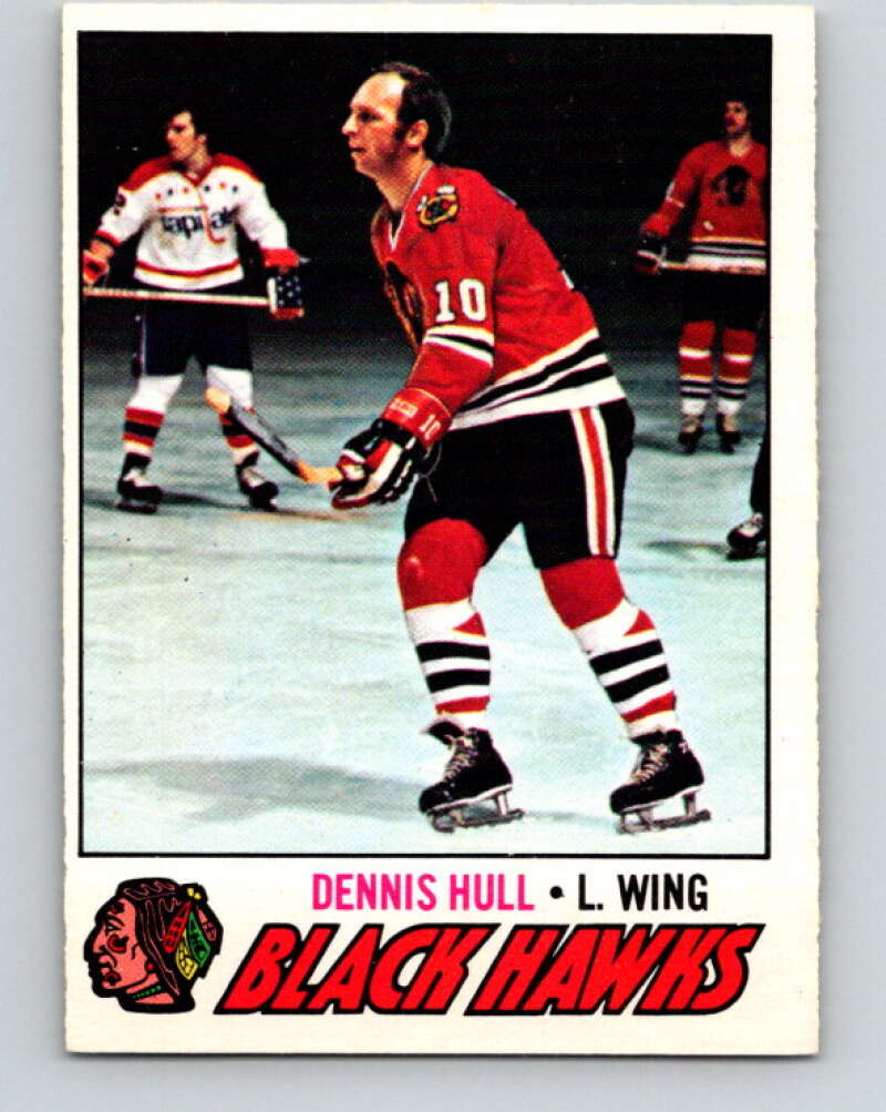 1977-78 O-Pee-Chee #225 Dennis Hull  Chicago Blackhawks  V14534