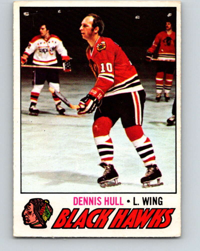 1977-78 O-Pee-Chee #225 Dennis Hull  Chicago Blackhawks  V14537