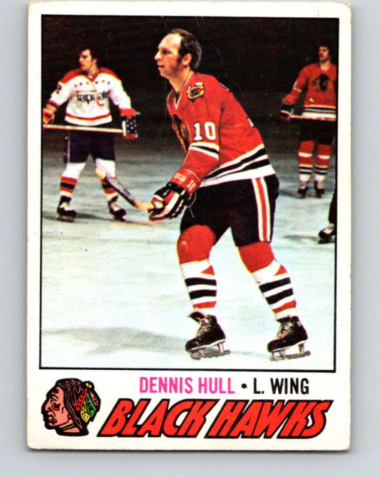 1977-78 O-Pee-Chee #225 Dennis Hull  Chicago Blackhawks  V14540