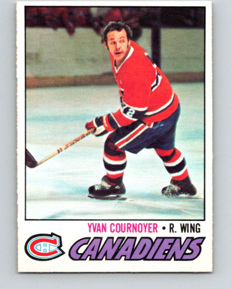 1977-78 O-Pee-Chee #230 Yvan Cournoyer  Montreal Canadiens  V14566