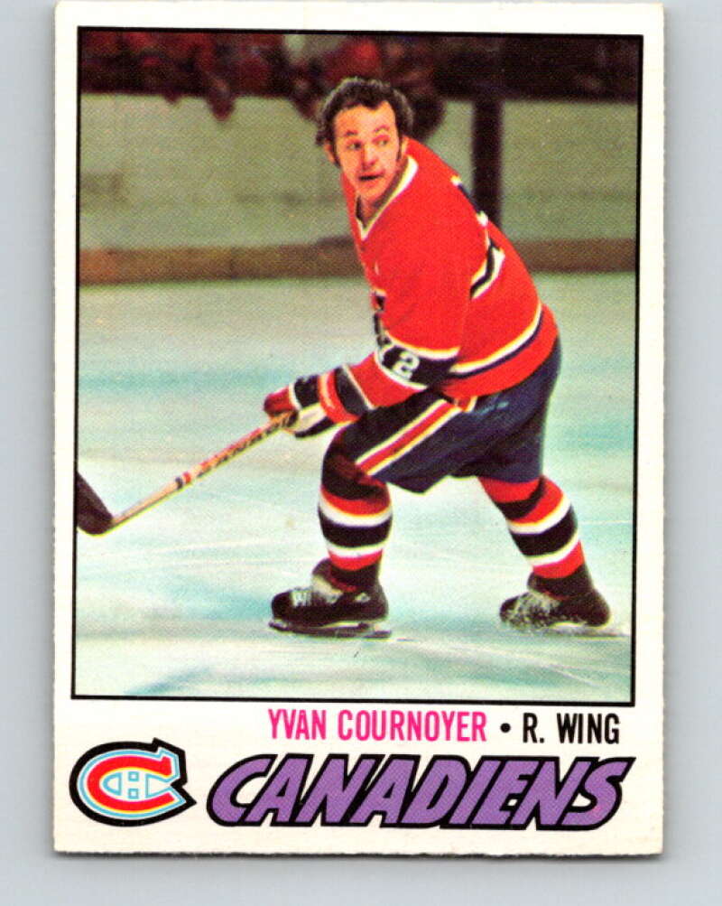 1977-78 O-Pee-Chee #230 Yvan Cournoyer  Montreal Canadiens  V14567