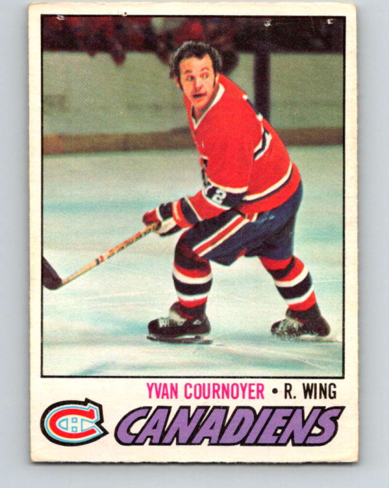 1977-78 O-Pee-Chee #230 Yvan Cournoyer  Montreal Canadiens  V14568