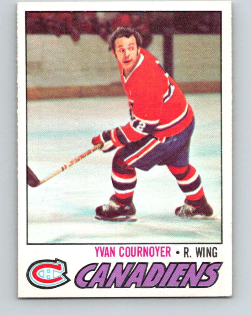 1977-78 O-Pee-Chee #230 Yvan Cournoyer  Montreal Canadiens  V14569