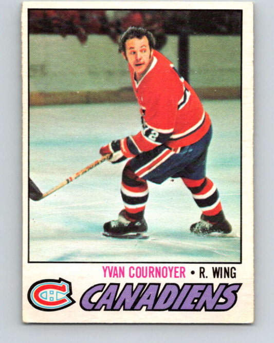 1977-78 O-Pee-Chee #230 Yvan Cournoyer  Montreal Canadiens  V14570