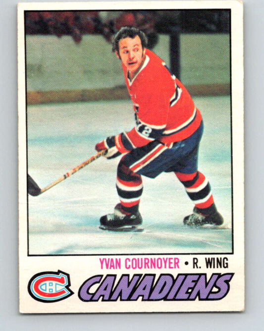 1977-78 O-Pee-Chee #230 Yvan Cournoyer  Montreal Canadiens  V14573