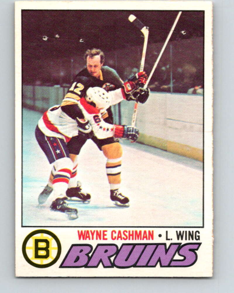 1977-78 O-Pee-Chee #234 Wayne Cashman  Boston Bruins  V14596