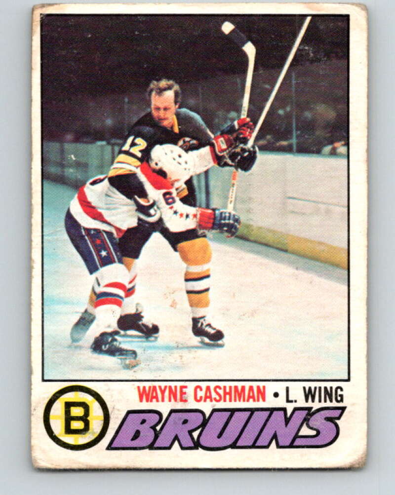 1977-78 O-Pee-Chee #234 Wayne Cashman  Boston Bruins  V14597