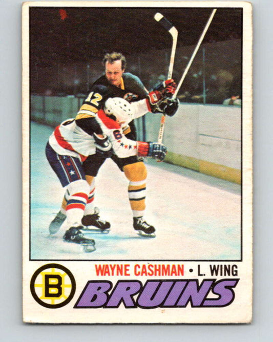 1977-78 O-Pee-Chee #234 Wayne Cashman  Boston Bruins  V14599