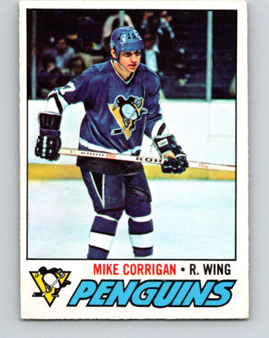 1977-78 O-Pee-Chee #236 Mike Corrigan  Pittsburgh Penguins  V14609