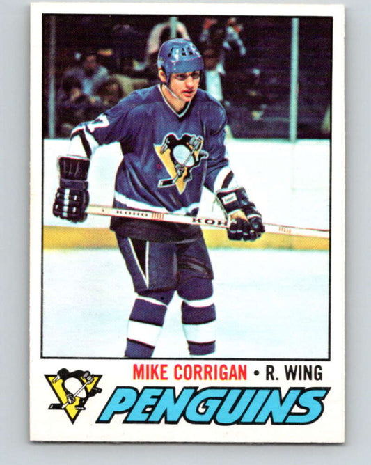 1977-78 O-Pee-Chee #236 Mike Corrigan  Pittsburgh Penguins  V14610