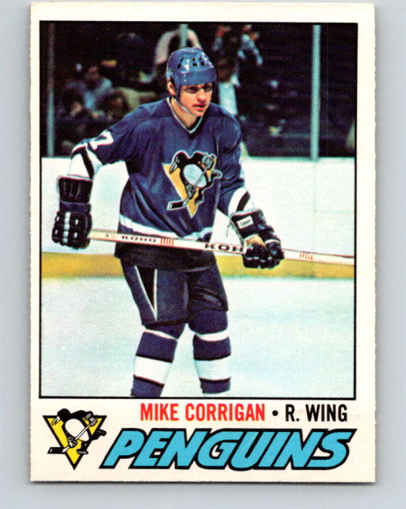 1977-78 O-Pee-Chee #236 Mike Corrigan  Pittsburgh Penguins  V14612