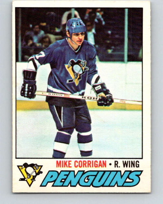 1977-78 O-Pee-Chee #236 Mike Corrigan  Pittsburgh Penguins  V14613