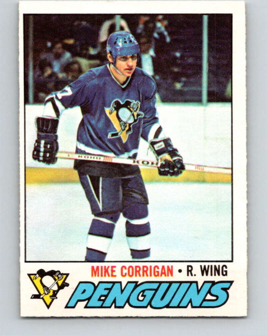 1977-78 O-Pee-Chee #236 Mike Corrigan  Pittsburgh Penguins  V14614