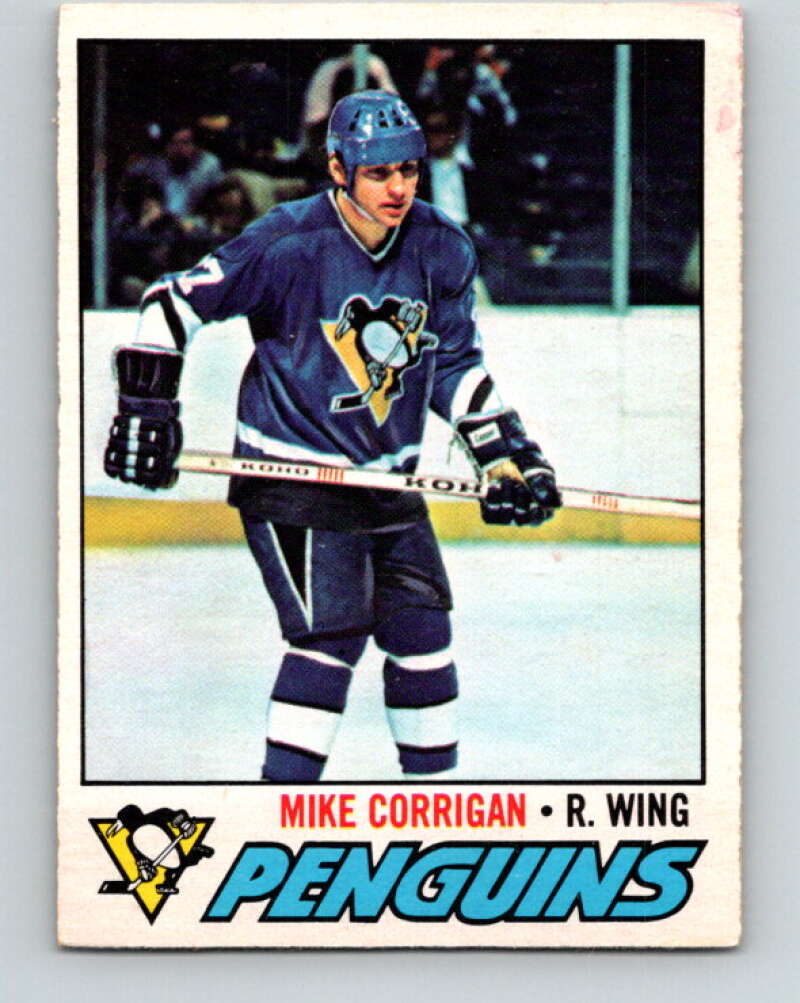 1977-78 O-Pee-Chee #236 Mike Corrigan  Pittsburgh Penguins  V14615