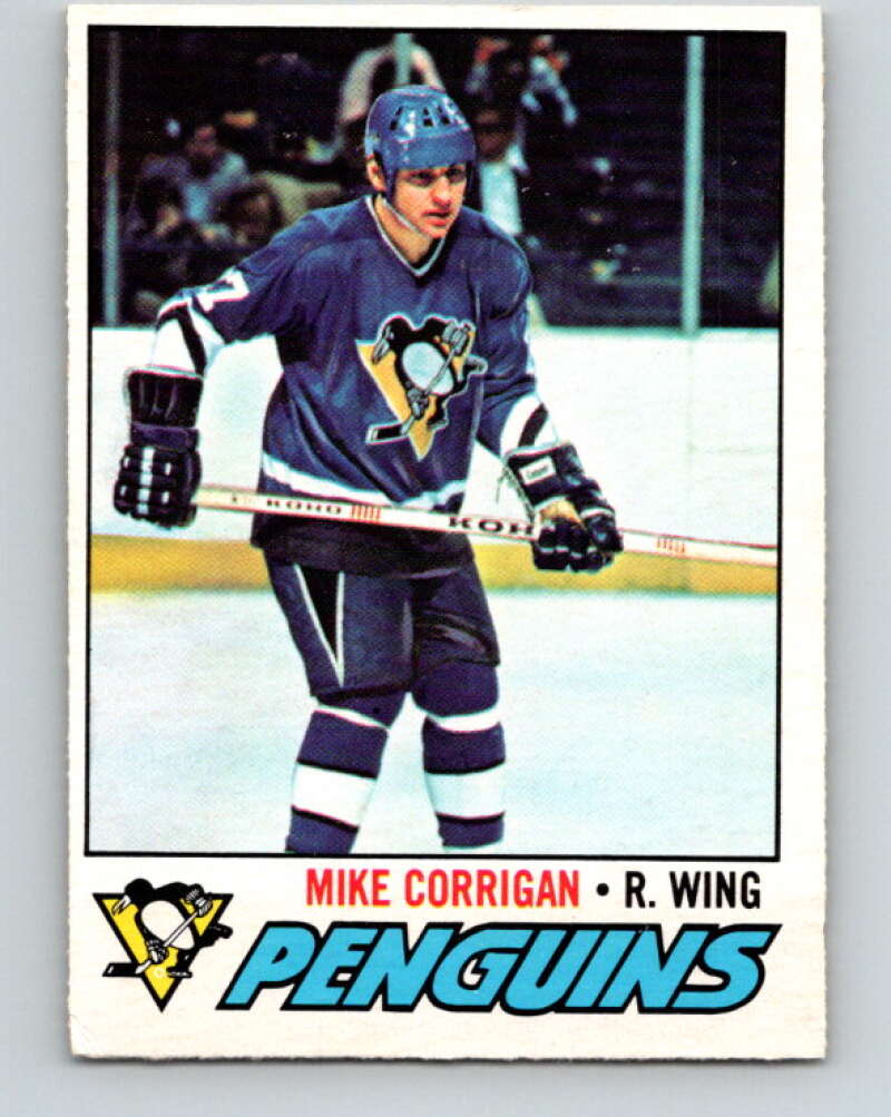 1977-78 O-Pee-Chee #236 Mike Corrigan  Pittsburgh Penguins  V14616