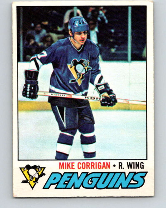 1977-78 O-Pee-Chee #236 Mike Corrigan  Pittsburgh Penguins  V14618