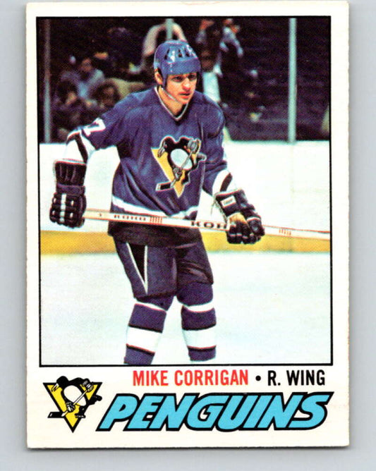 1977-78 O-Pee-Chee #236 Mike Corrigan  Pittsburgh Penguins  V14619