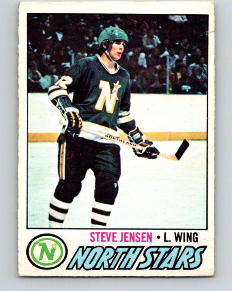 1977-78 O-Pee-Chee #238 Steve Jensen  RC Rookie Minnesota North Stars  V14631