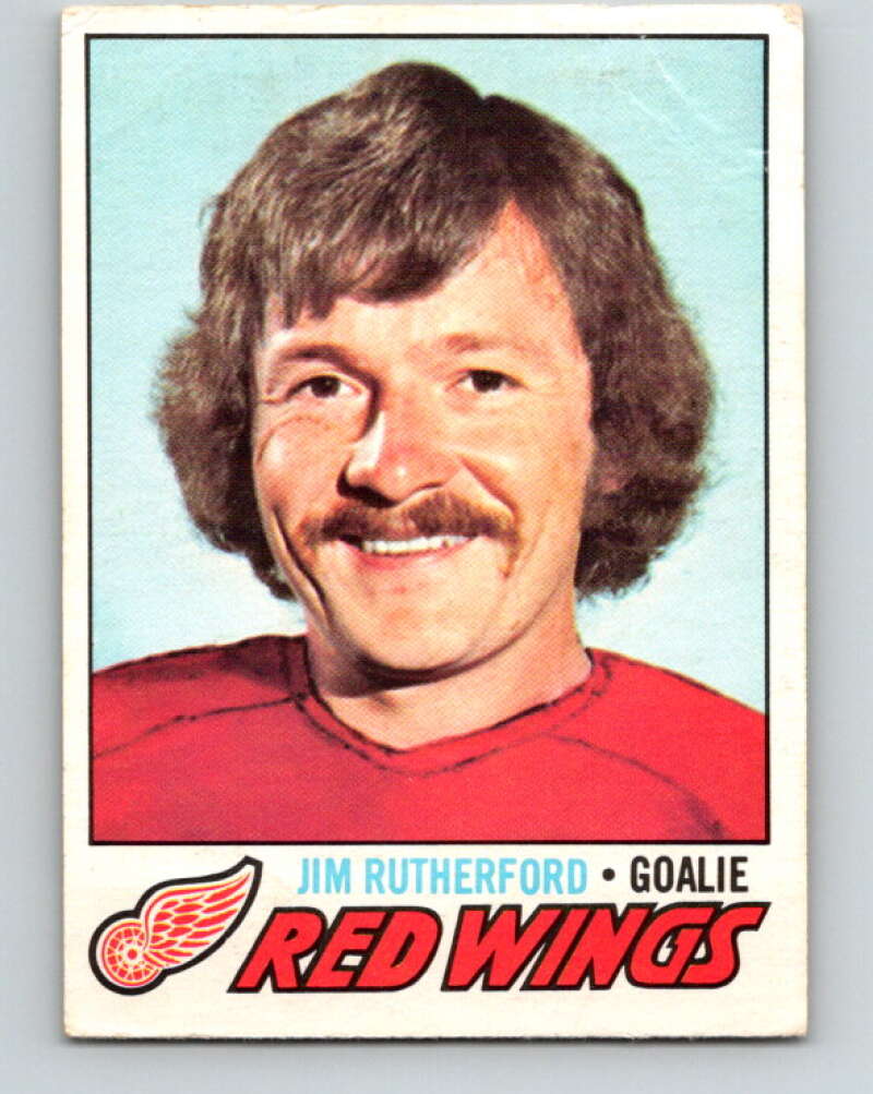 1977-78 O-Pee-Chee #239 Jim Rutherford  Detroit Red Wings  V14633