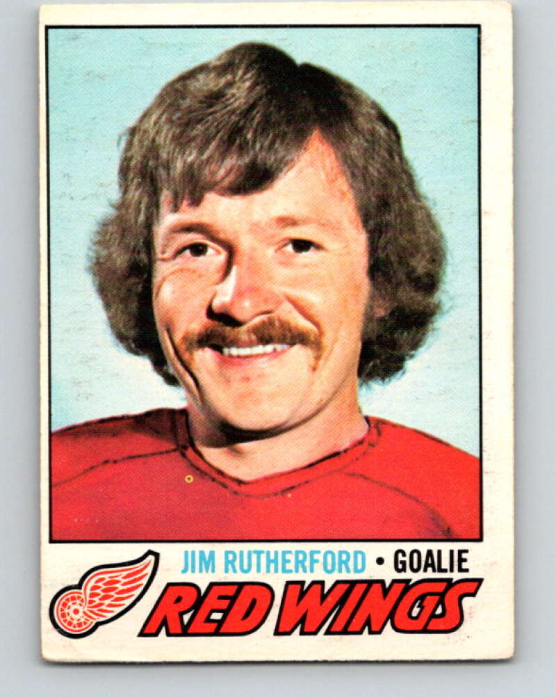 1977-78 O-Pee-Chee #239 Jim Rutherford  Detroit Red Wings  V14635